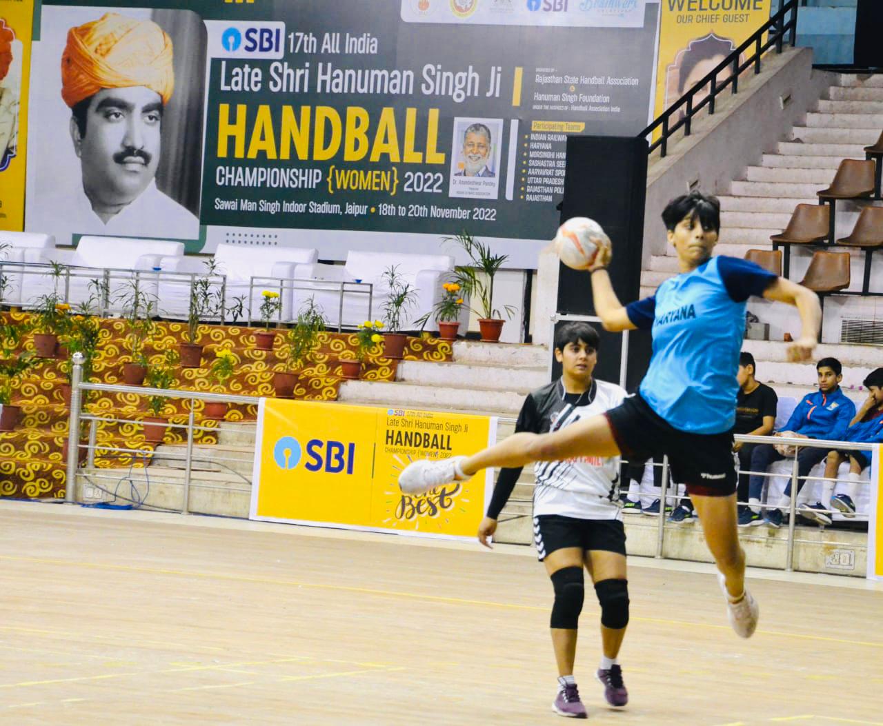 Late Shri Hanuman Singh Ji handball championship match
