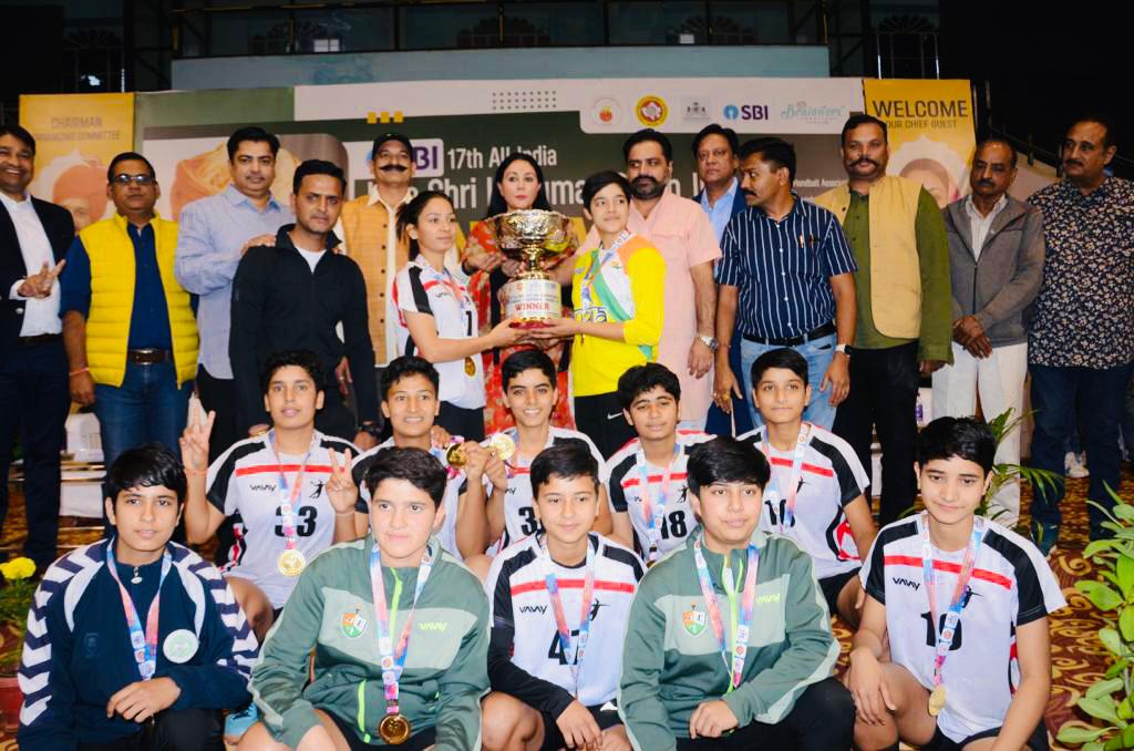 Handball championship winning team